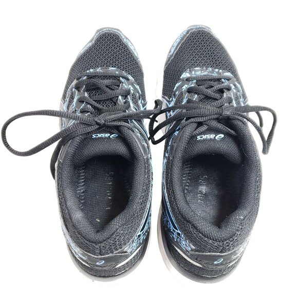 Asics Gel-Excite-4 Womens Size 9.5 Black & Blue Athletic  Running Shoes - Picture 7 of 9